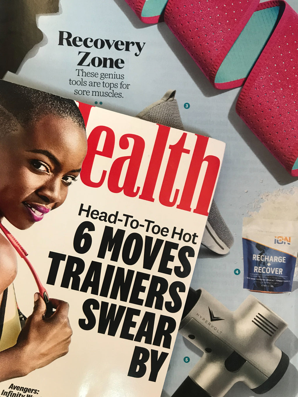 iON Athlete Muscle Recovery Soak (6 Travel Packs) on magazine