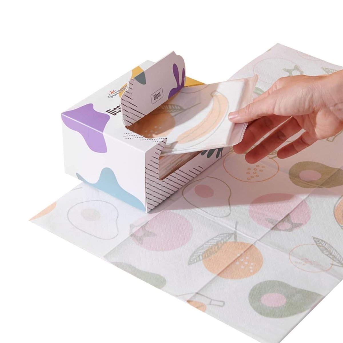 Disposable Placemats for Kids Stick-On - 3ozs