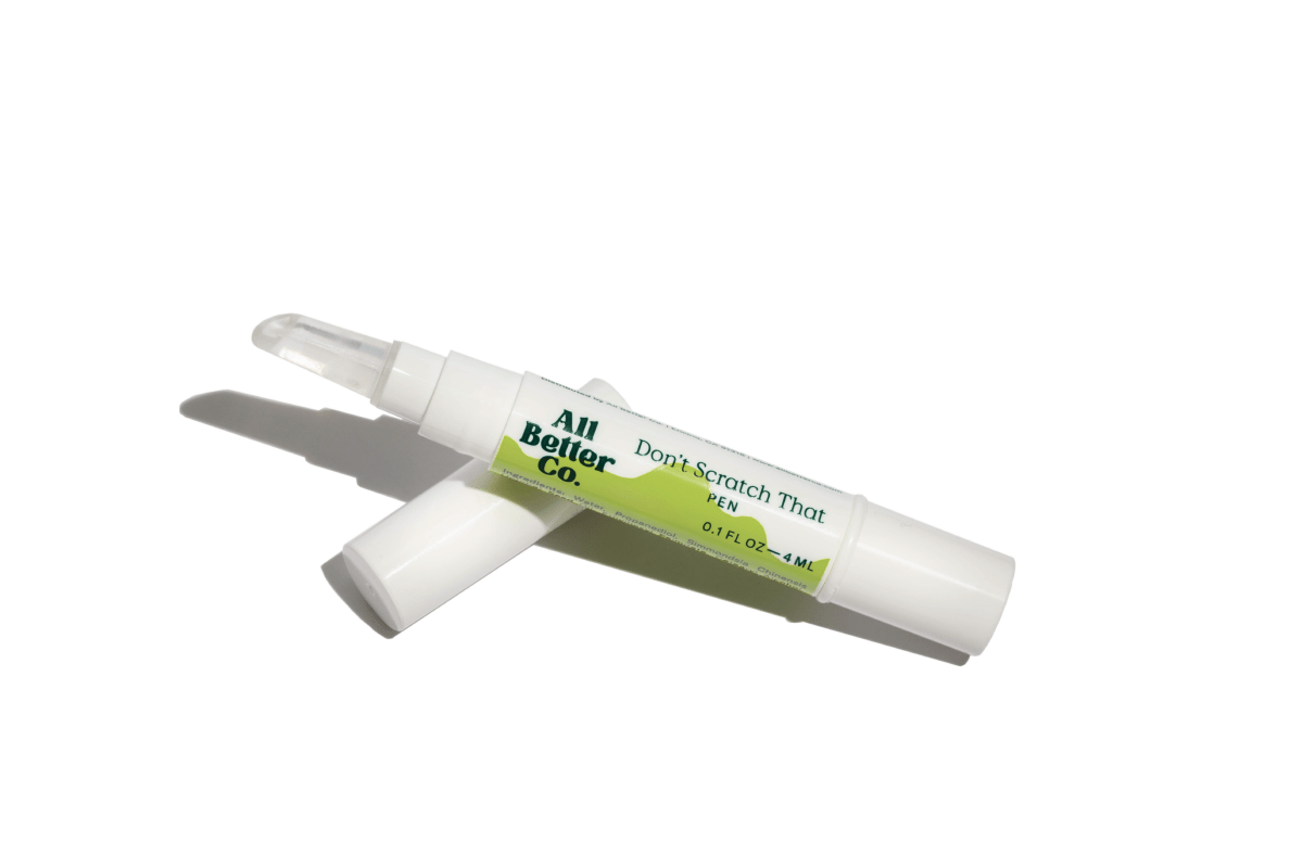 Don’t Scratch That Pen – Instant Itch Relief travel size essentials
