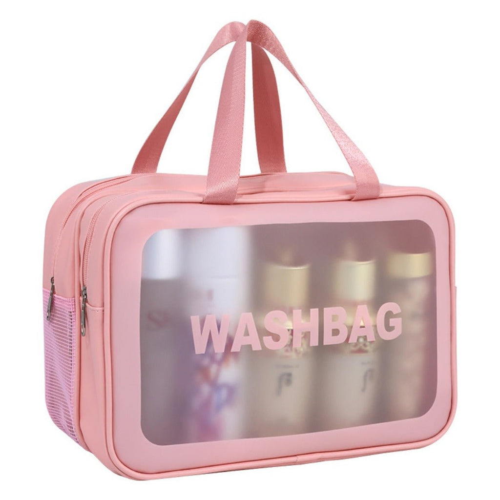 Dual-Layer Wet/Dry Beach & Toiletry Bag for travel essentials
