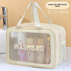 Dual-Layer Wet/Dry Beach & Toiletry Bag for travel size essentials