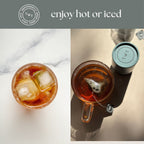 English Breakfast Mini Tea Tube – Robust Morning Black Tea (5 Sachets) served hot and iced.
