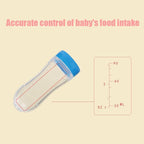 Ergonomic Silicone Baby Squeeze Bottle & Feeding Spoon - 3ozs