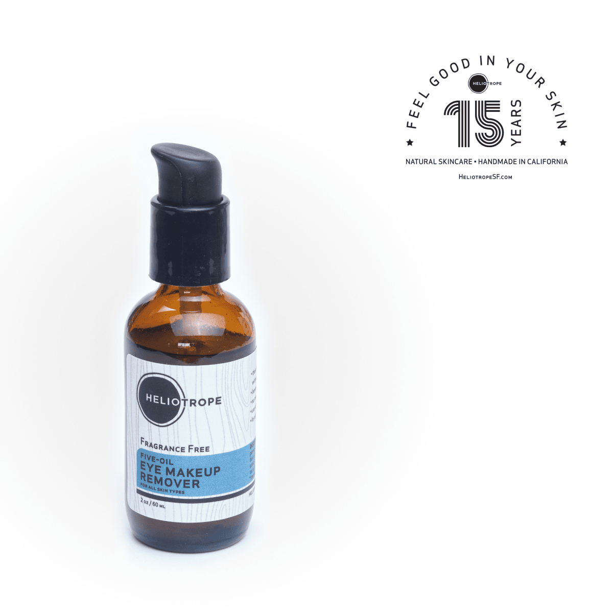 Five-Oil Eye Makeup Remover – 2 oz for travel skincare kit