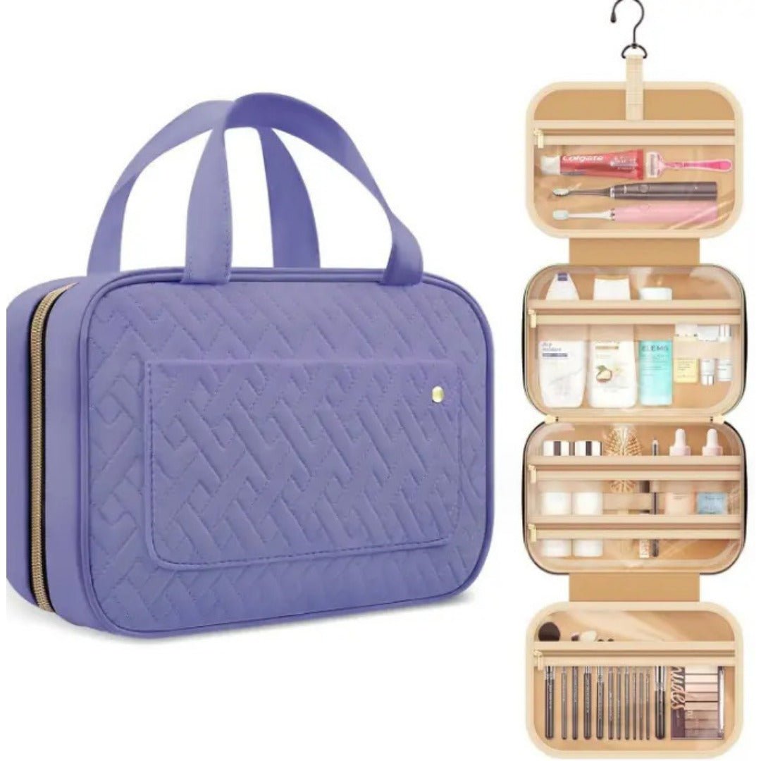 Hanging Travel Wash Bag for compact travel essentials