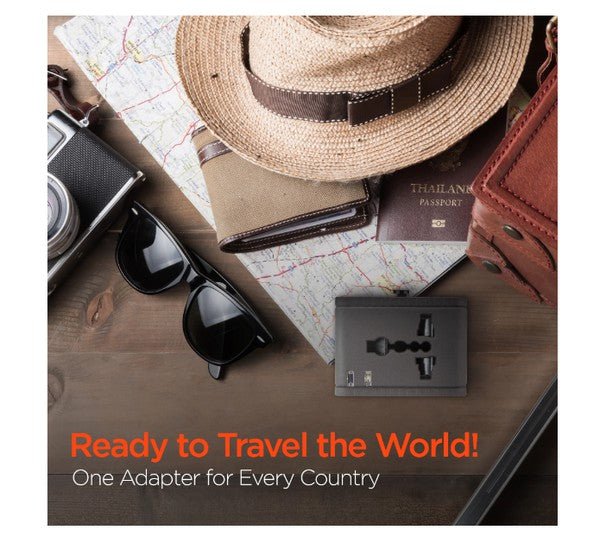 HyperGear All-in-One World Travel Adapter for jetsetter essentials