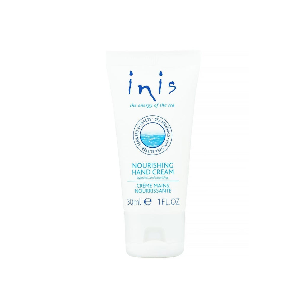 Inis Travel Size Hand Cream in TSA approved toiletries tube