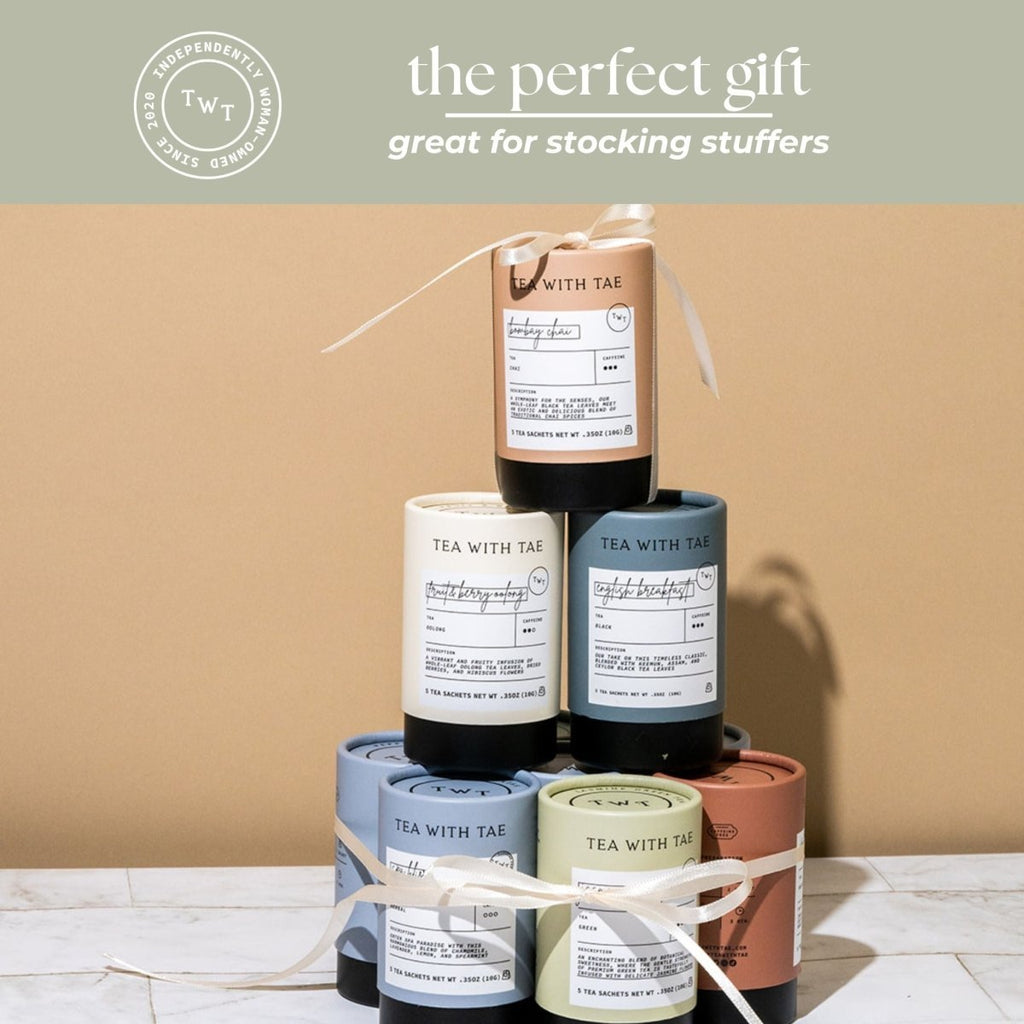 Tea with Tae gift set, perfect for stocking stuffers.