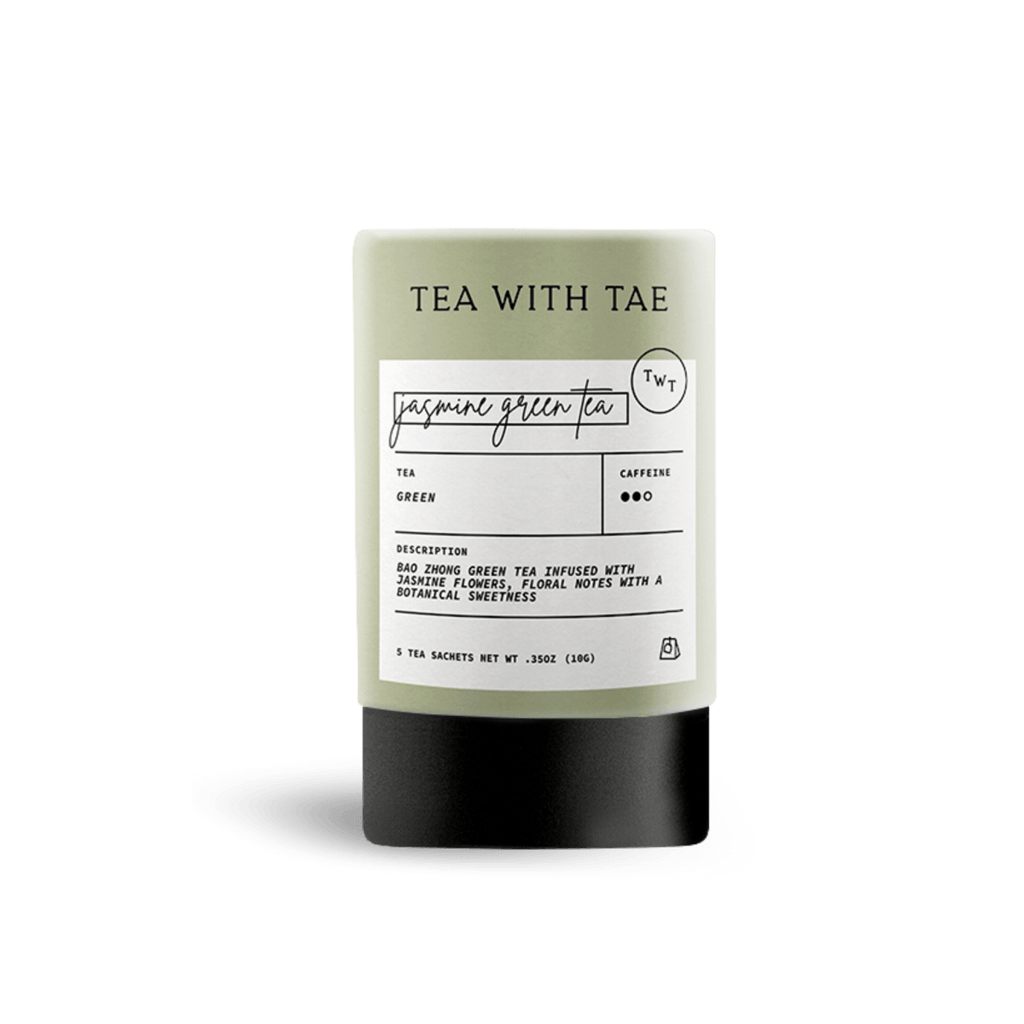 Jasmine Green Tea Mini Tube – Calm Energy (5 Sachets) travel size essentials