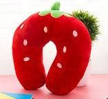 Kid-Friendly Ergonomic Cartoon U-Shaped Travel Pillow - 3ozs