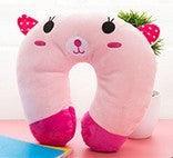 Kid-Friendly Ergonomic Cartoon U-Shaped Travel Pillow - 3ozs