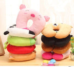 Kid-Friendly Ergonomic Cartoon U-Shaped Travel Pillow - 3ozs