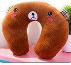 Kid-Friendly Ergonomic Cartoon U-Shaped Travel Pillow - 3ozs