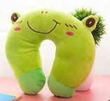Kid-Friendly Ergonomic Cartoon U-Shaped Travel Pillow - 3ozs