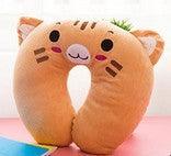 Kid-Friendly Ergonomic Cartoon U-Shaped Travel Pillow - 3ozs