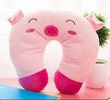 Kid-Friendly Ergonomic Cartoon U-Shaped Travel Pillow - 3ozs