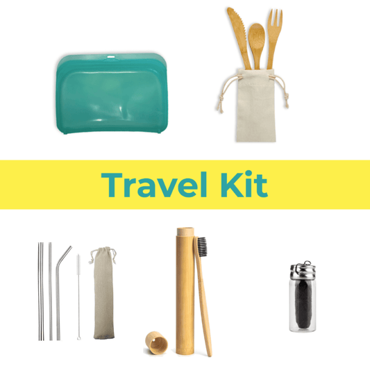 Kiwi Eco Box | Zero - Waste Travel Kit - 3oz Essentials