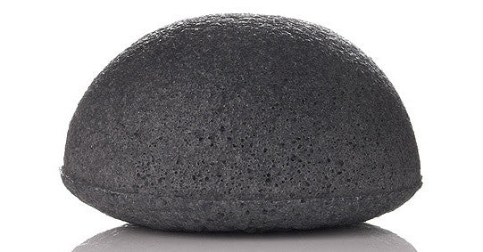 Konjaku & Charcoal Exfoliating Sponge - travel size essentials