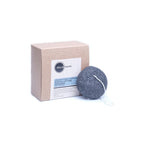 Konjaku & Charcoal Exfoliating Sponge in eco-friendly packaging