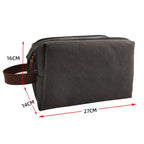 Large Capacity Canvas Wash Bag dimensions for travel essentials