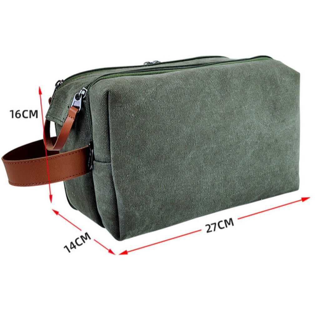 Large Capacity Canvas Wash Bag for travel size essentials