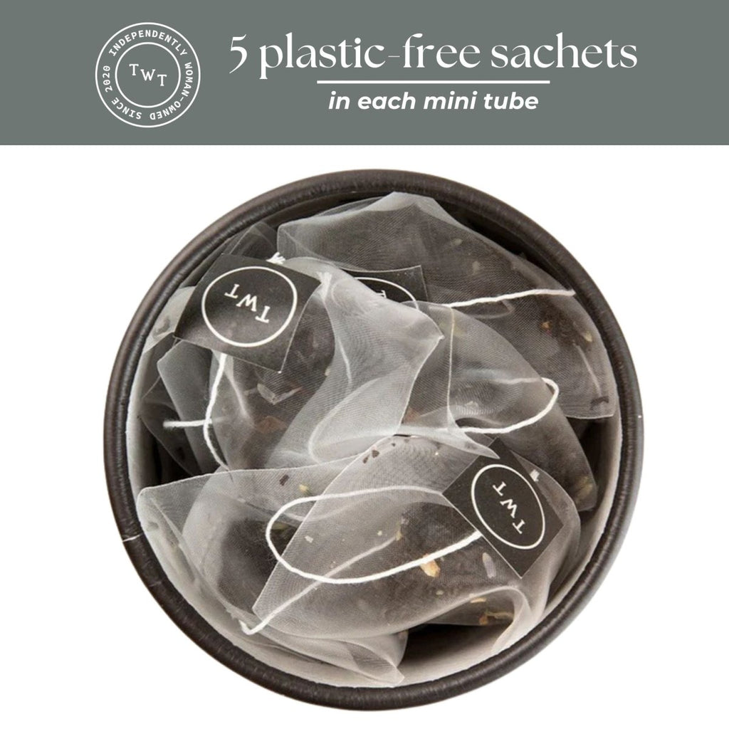 Lavender Earl Grey Mini Tea Tube with 5 plastic-free sachets