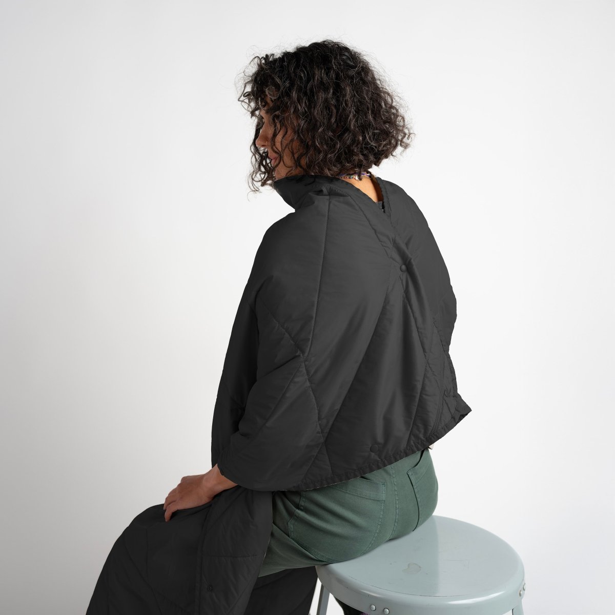 Layover™ XL Travel Blanket | Black - Extra-large travel blanket