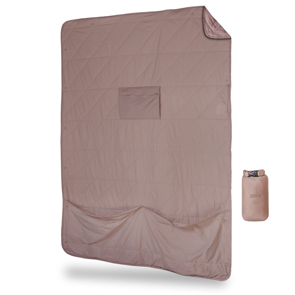 Layover™ XL Travel Blanket - Quartz in soft, packable design