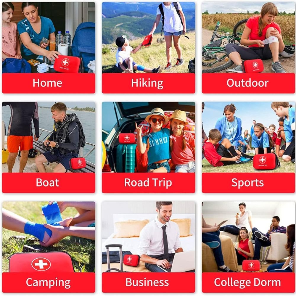Emergency First Aid Kit – 188-Piece Travel & Outdoor Essentials