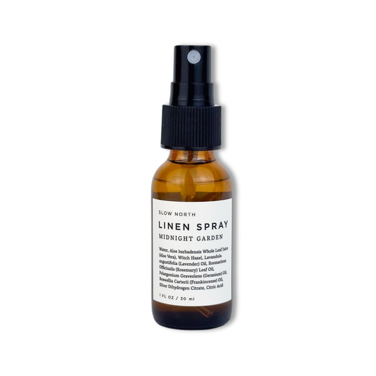 Mini Linen Spray - Midnight Garden travel size essentials.