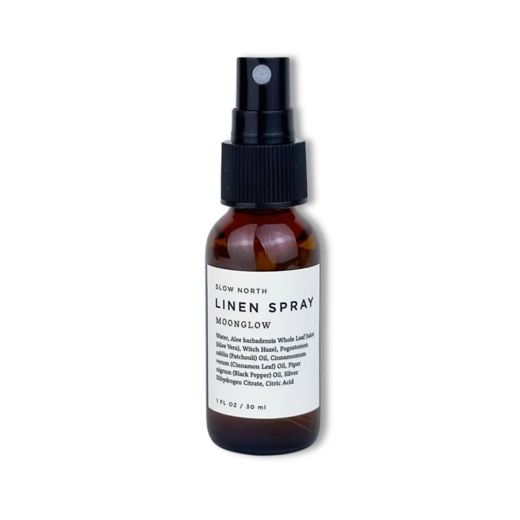 Mini Linen Spray - Moonglow, travel size essentials, organic