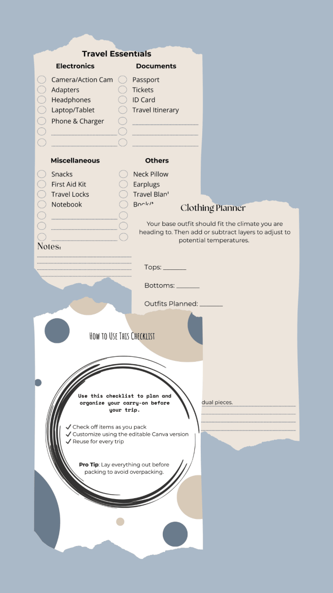 Minimalist Carry-On Packing List PDF - 3ozs