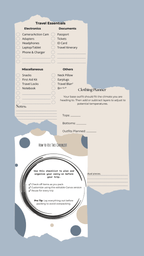 Minimalist Carry-On Packing List PDF - 3ozs