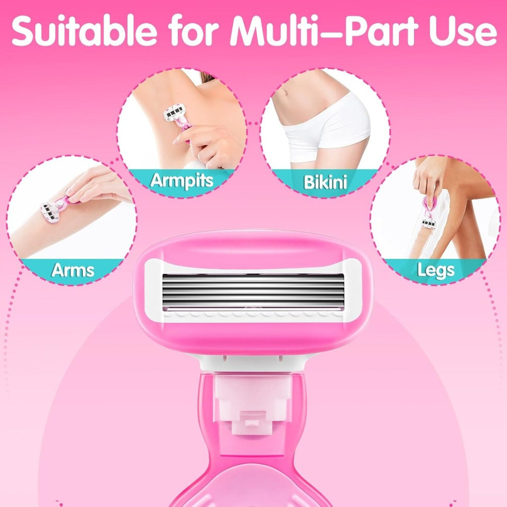 Morning After Travel Razor for Women for armpits, legs, bikini, and arms.
