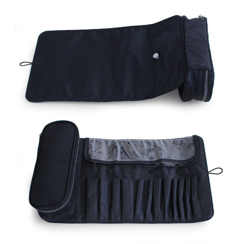 Multi-Function Folding Beauty & Brush Bag for travel skincare kit