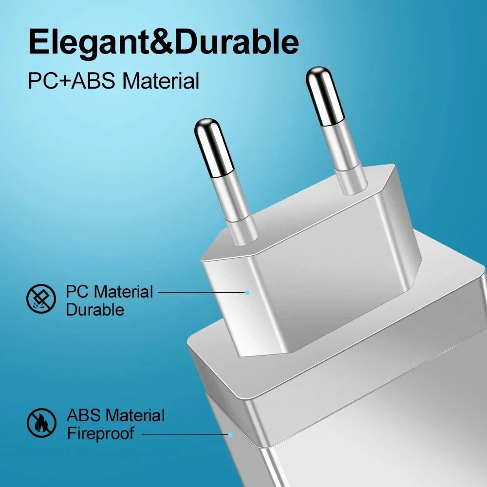 Multi-Port Travel Fast Charger (4-Port) with PC and ABS material