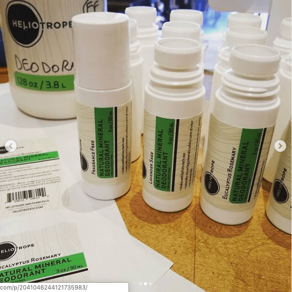 Natural Mineral Deodorant (Roll-On) travel size essentials