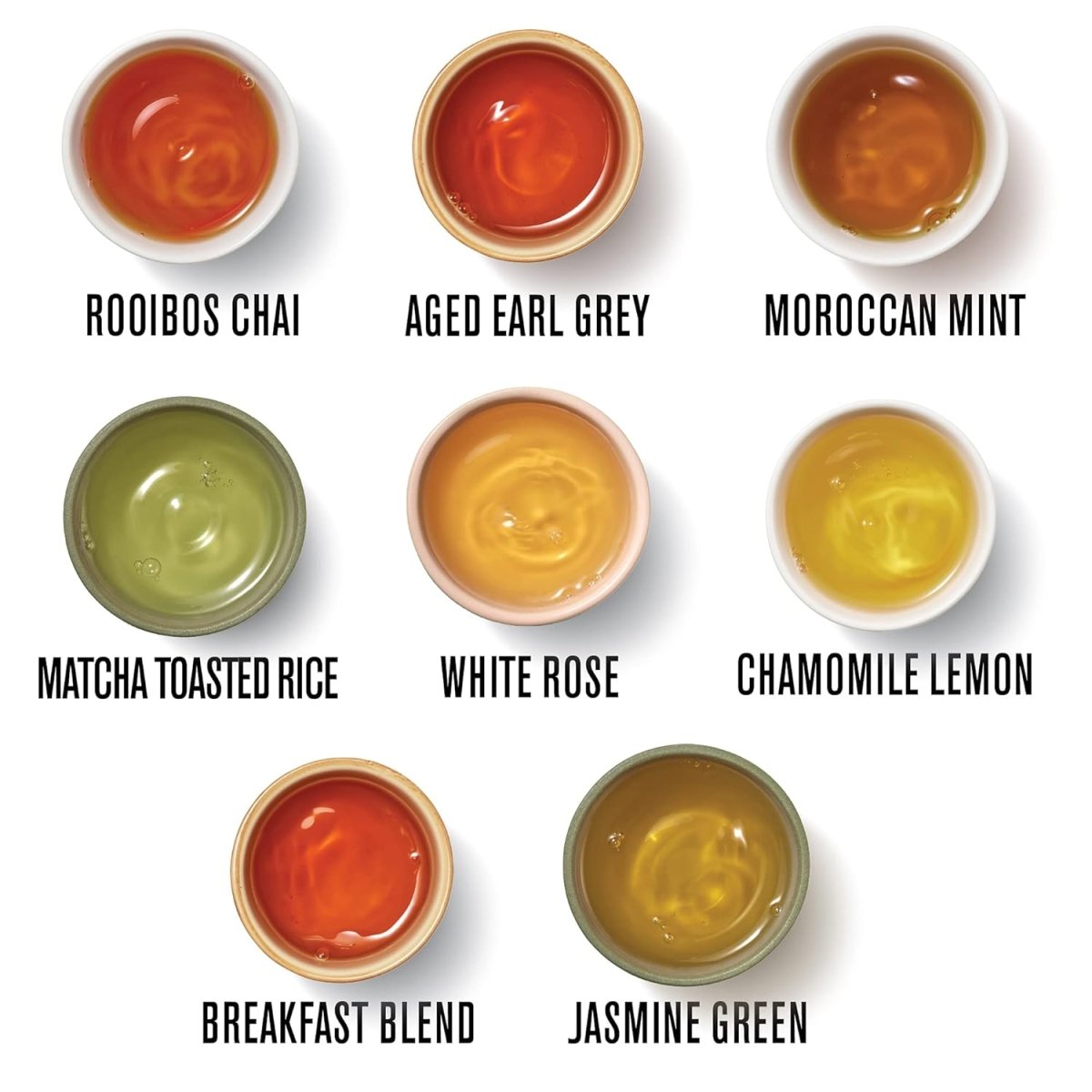 Numi Mini Tea Sampler – Organic Assorted Tea Sachets (8 Count)