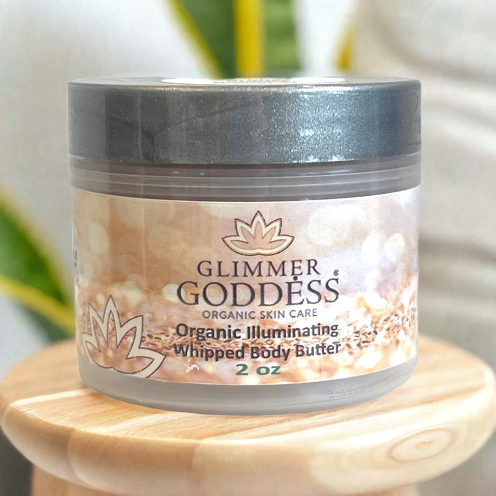 Organic Shimmering Body Butter (2 oz) - 3ozs