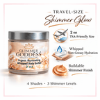 Organic Shimmering Body Butter (2 oz) - 3ozs