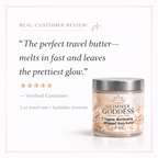 Organic Shimmering Body Butter (2 oz) - 3ozs
