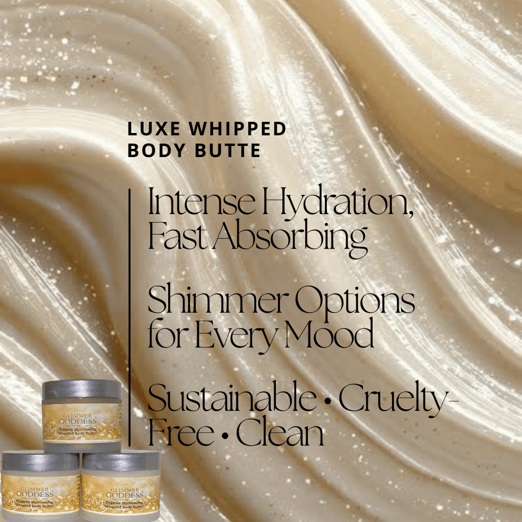 Organic Shimmering Body Butter Trio (3 x 2 oz) - 3ozs