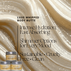 Organic Shimmering Body Butter Trio (3 x 2 oz) - 3ozs