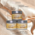 Organic Shimmering Body Butter Trio (3 x 2 oz) - 3ozs