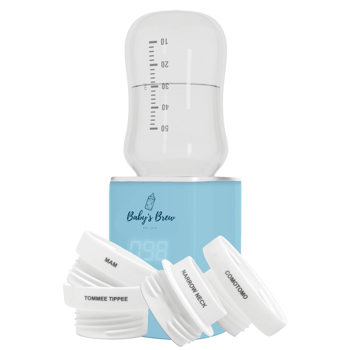 Portable Bottle Warmer Pro 3.0 | All - in - One Bundle (Warmer + 4 Adapters) - 3ozs