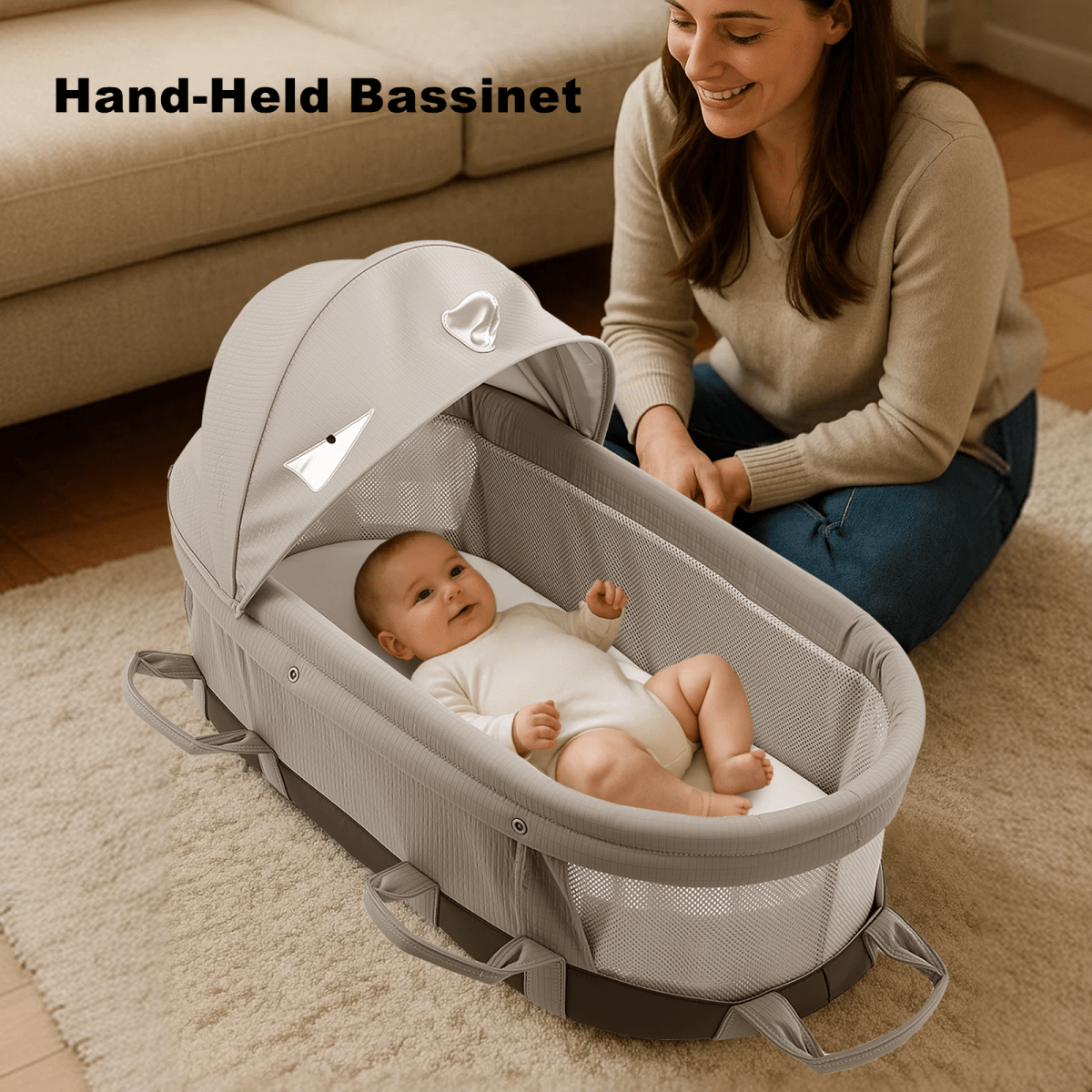 Portable Handheld Baby Travel Bassinet - 3ozs