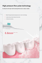 Portable Precision Water Flosser high pressure flow tech