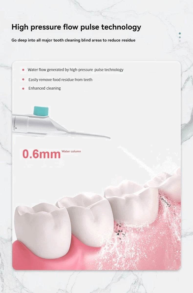 Portable Precision Water Flosser high pressure flow tech