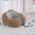 Premium Magnetic Memory Foam U-Shaped Travel Pillow - 3ozs