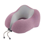 Premium Magnetic Memory Foam U-Shaped Travel Pillow - 3ozs
